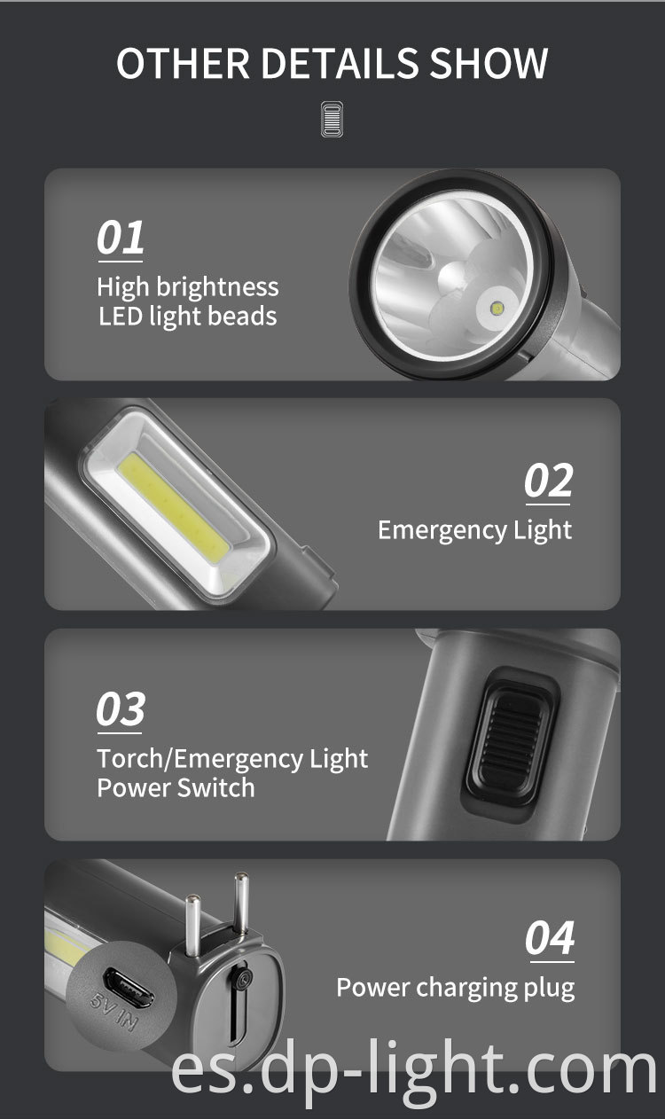 Powerful COB Torch Light